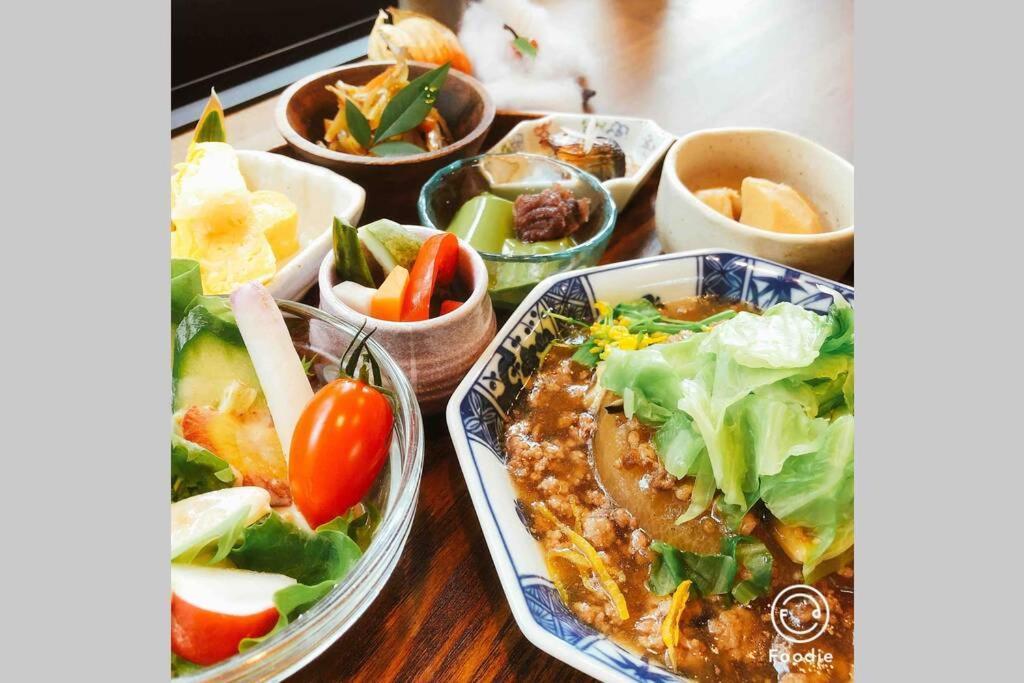 ゲストハウス+カフェわ　１日１組限定！ 築１００年の農家の古民家で宿泊体験、薪でお風呂沸かせます。焚き火もできます。 Kannami Buitenkant foto